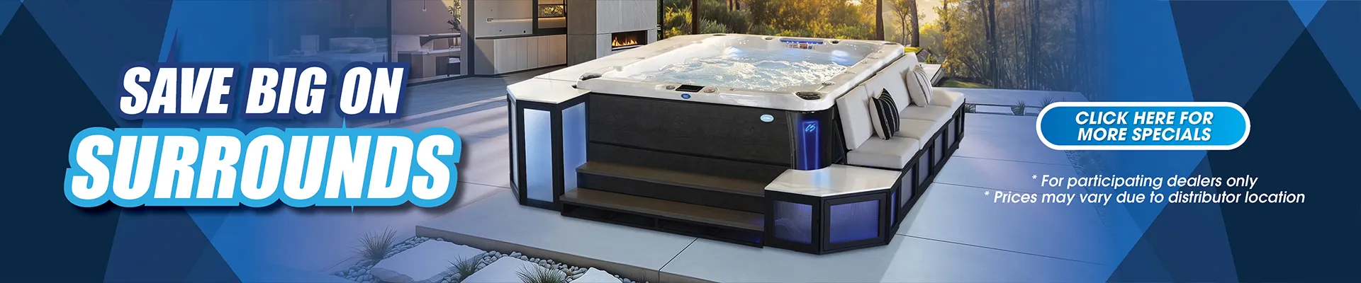 Calspas hot tub being used in a family setting - Gardena
