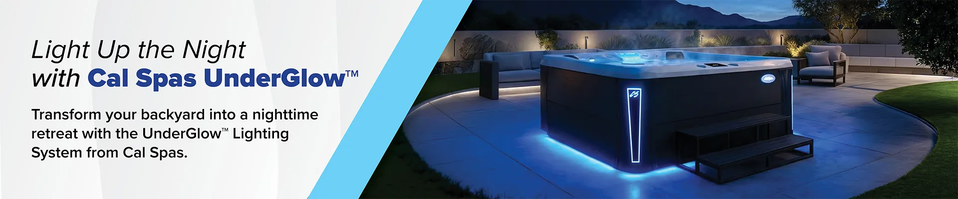 Calspas hot tub being used in a family setting - Gardena